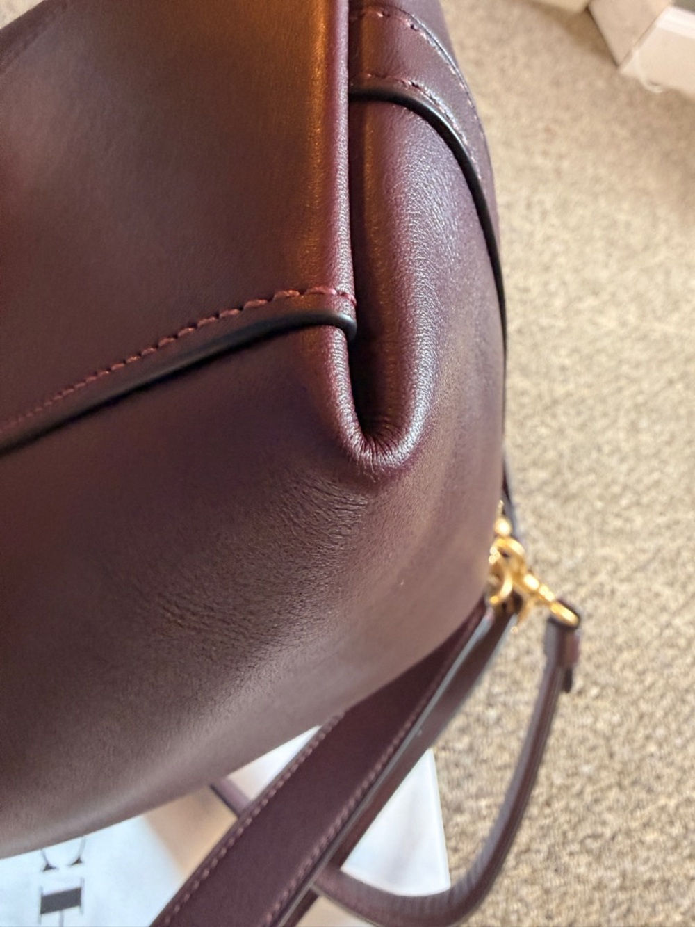 Coach Juliet Shoulder Bag Black Currant - Picture 8 of 12